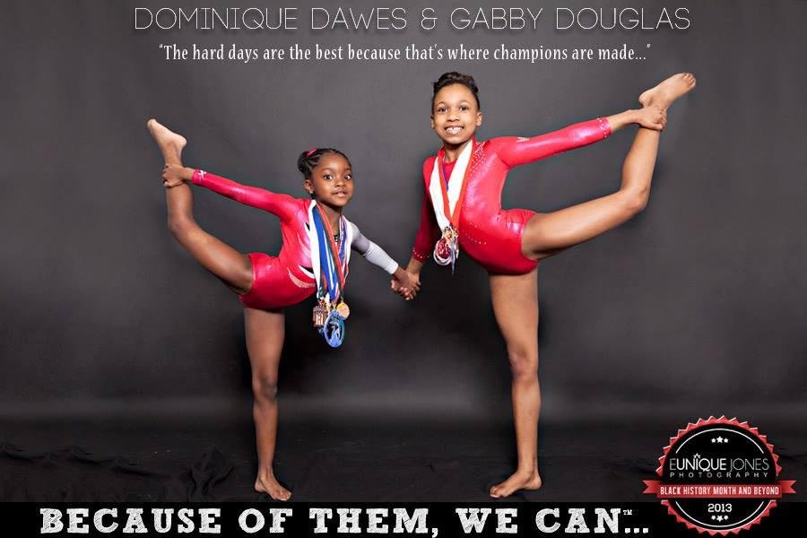 Dominique Dawes & Gabby Douglas