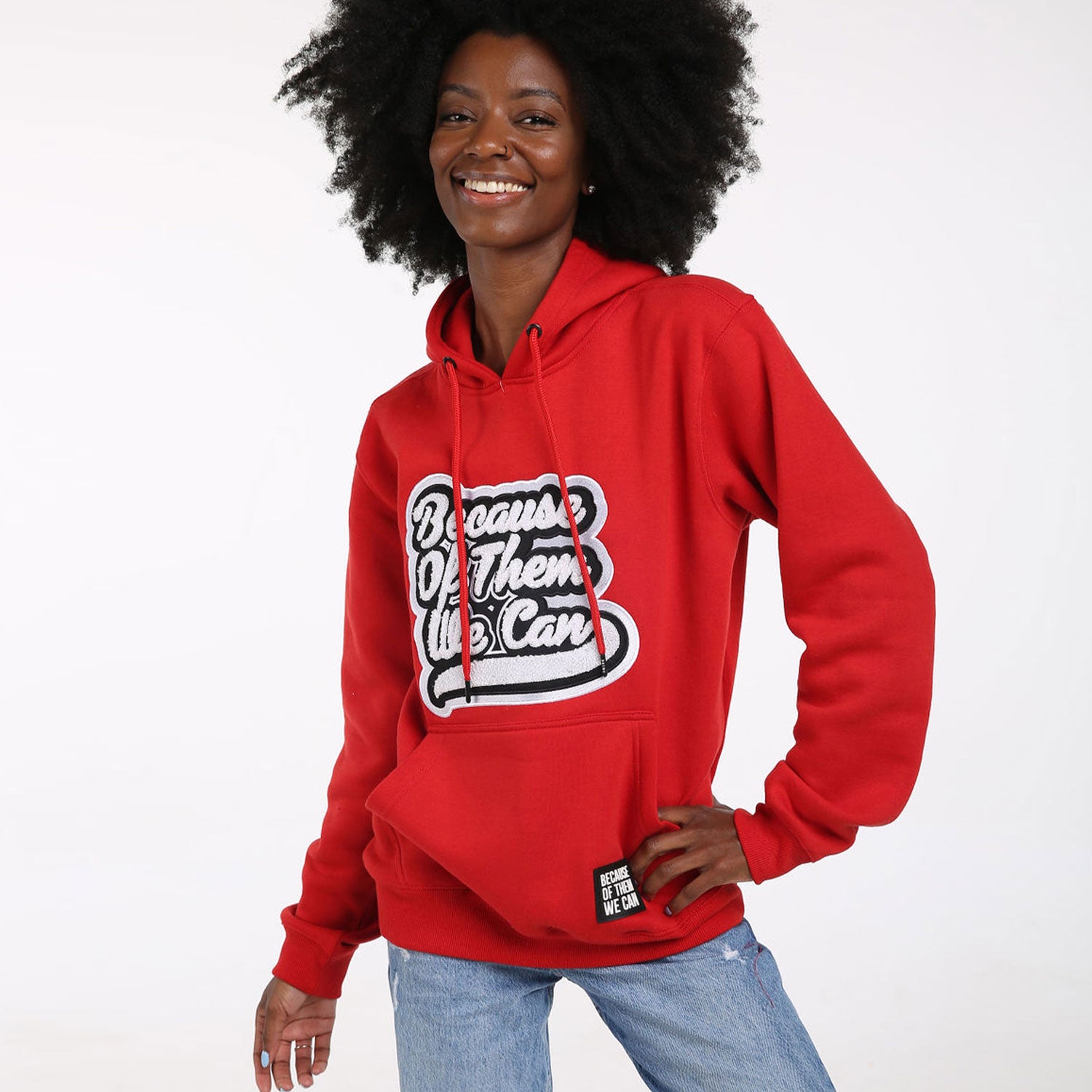 Because of Them We Can Hoodie - Red