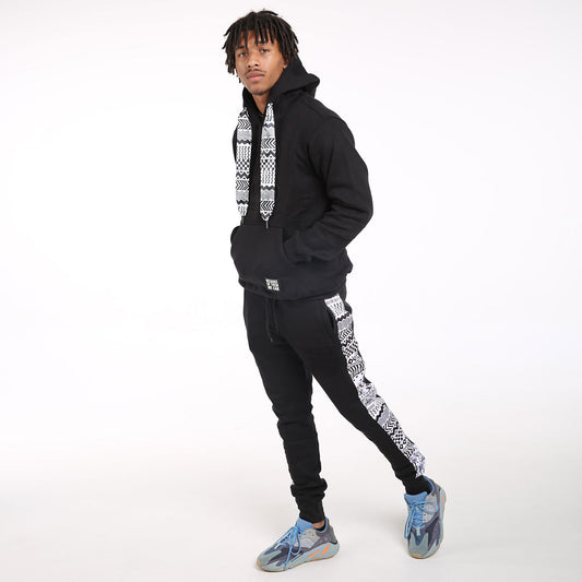 Because of Them We Can Ribbon Sweatsuit - Black